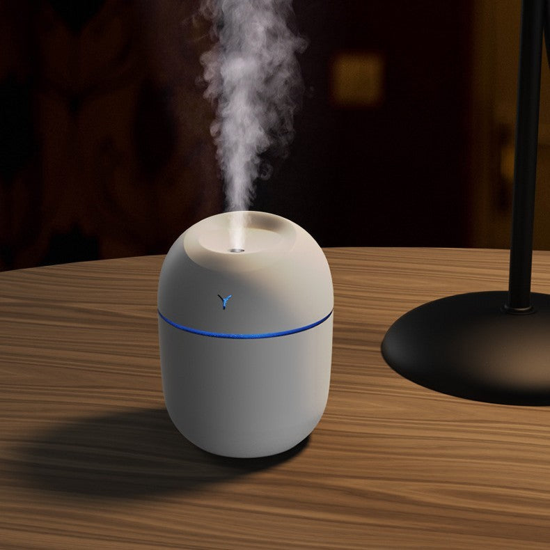 USB Silent Humidifier – Portable Ultrasonic Mini Air Diffuser for Office, Bedroom & Car