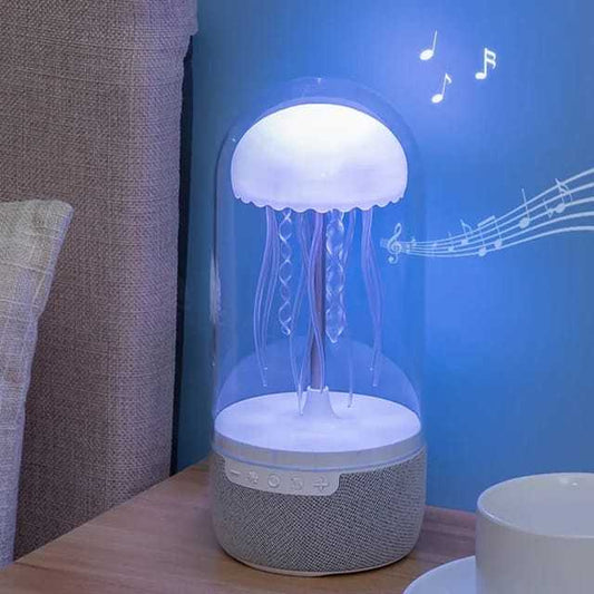 Colorful LED Mood Lamp with Bluetooth Speaker – Ellyfish Speaker with Lights for Home & Office