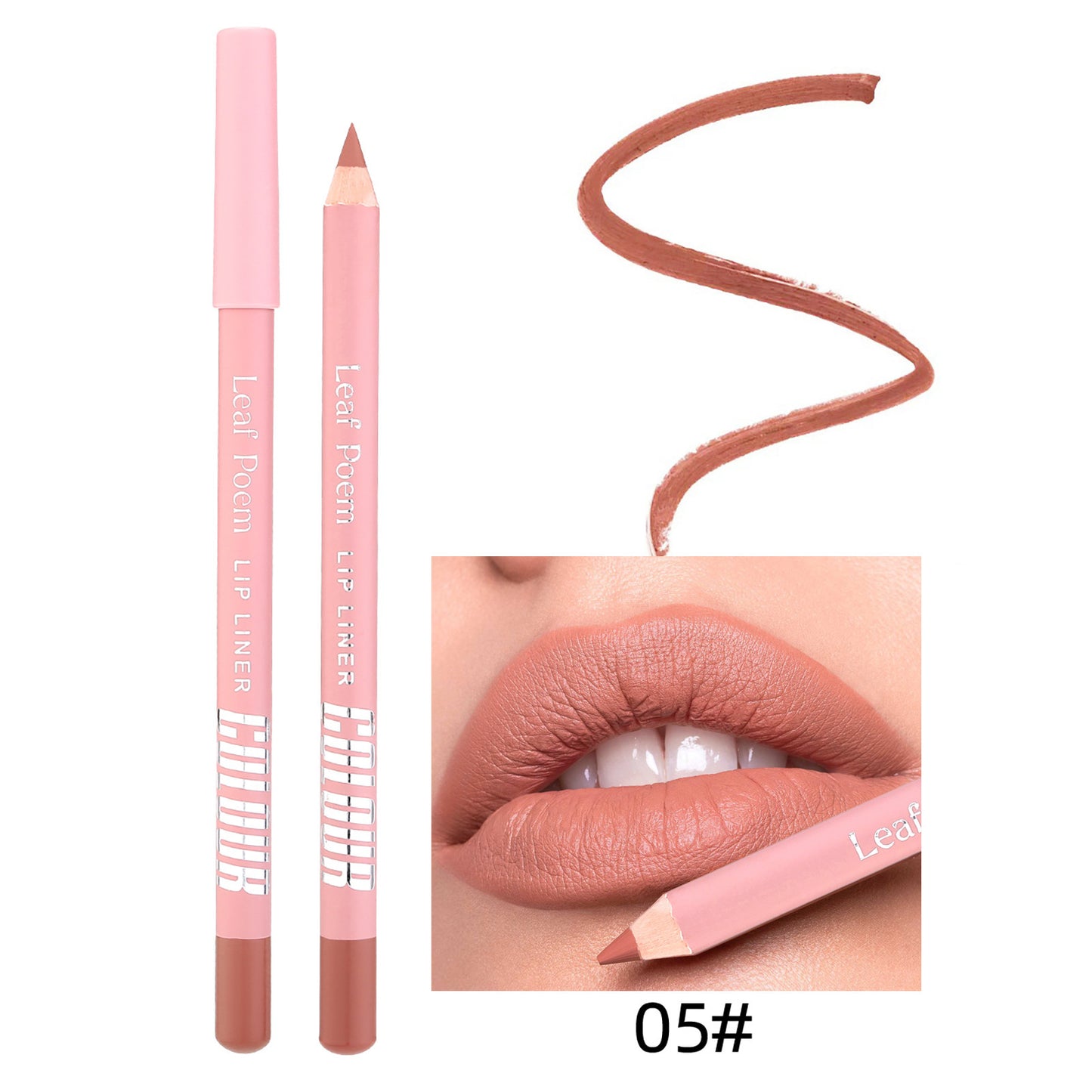 12-Color Matte Lipstick and Lip Liner