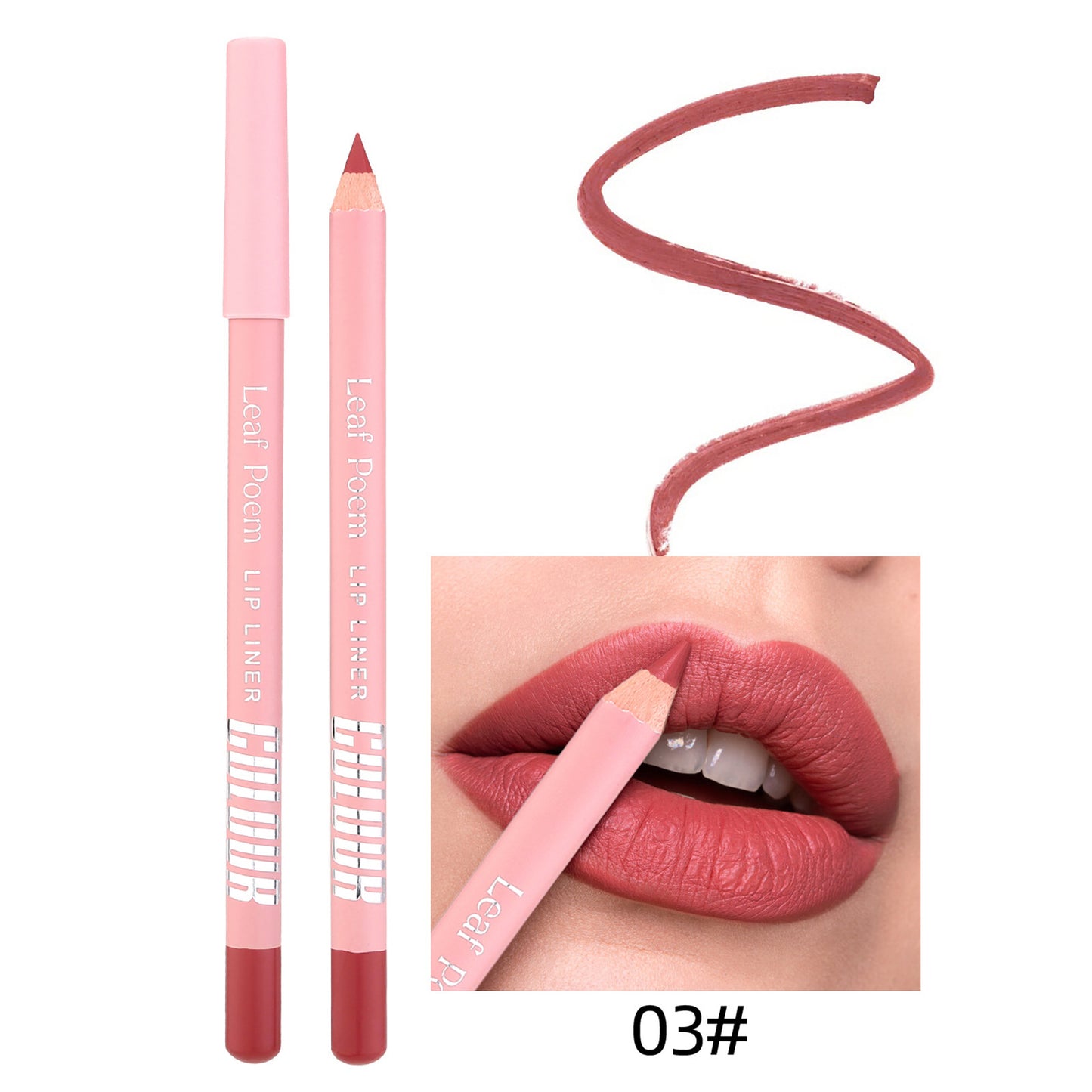 12-Color Matte Lipstick and Lip Liner