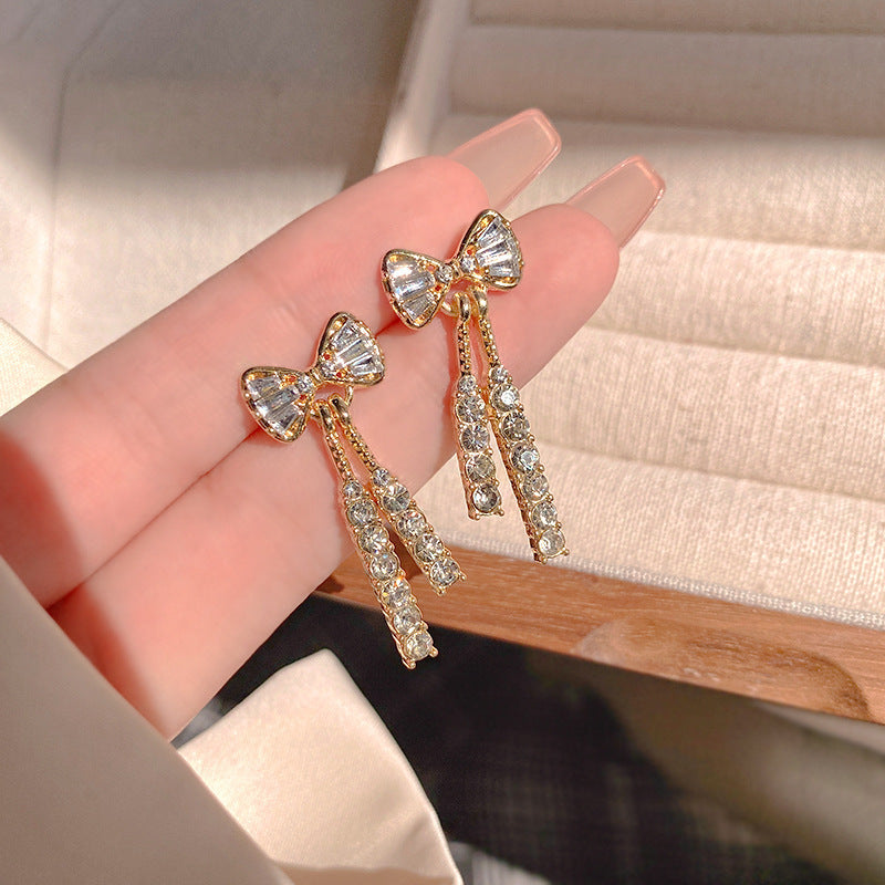 Elegant Butterfly Rhinestone Earrings – Trendy INS-Inspired Fashion Jewelry