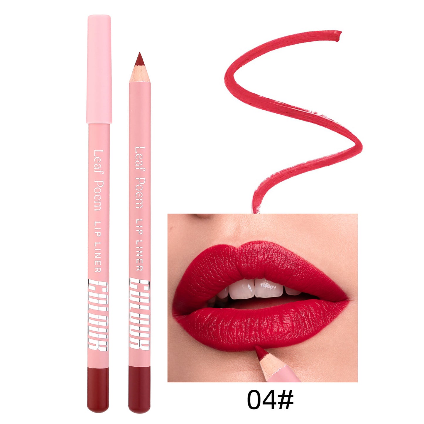 12-Color Matte Lipstick and Lip Liner