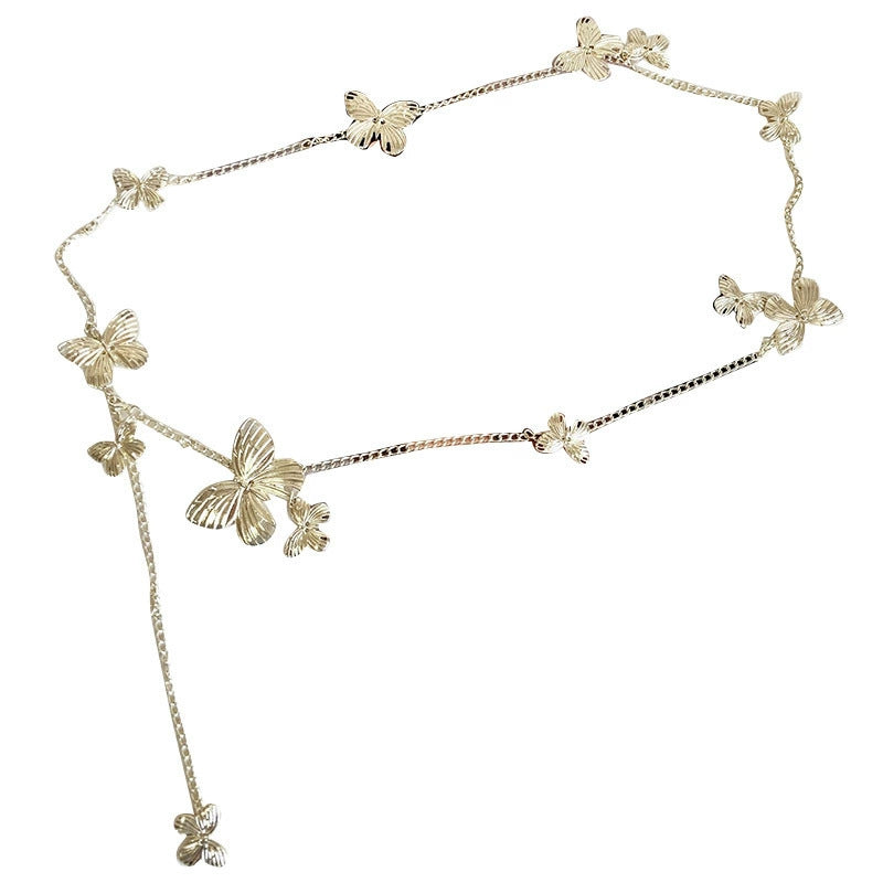 Vintage Butterfly Tassel Waist Chain – Bohemian Belt Chain Accessory for Women