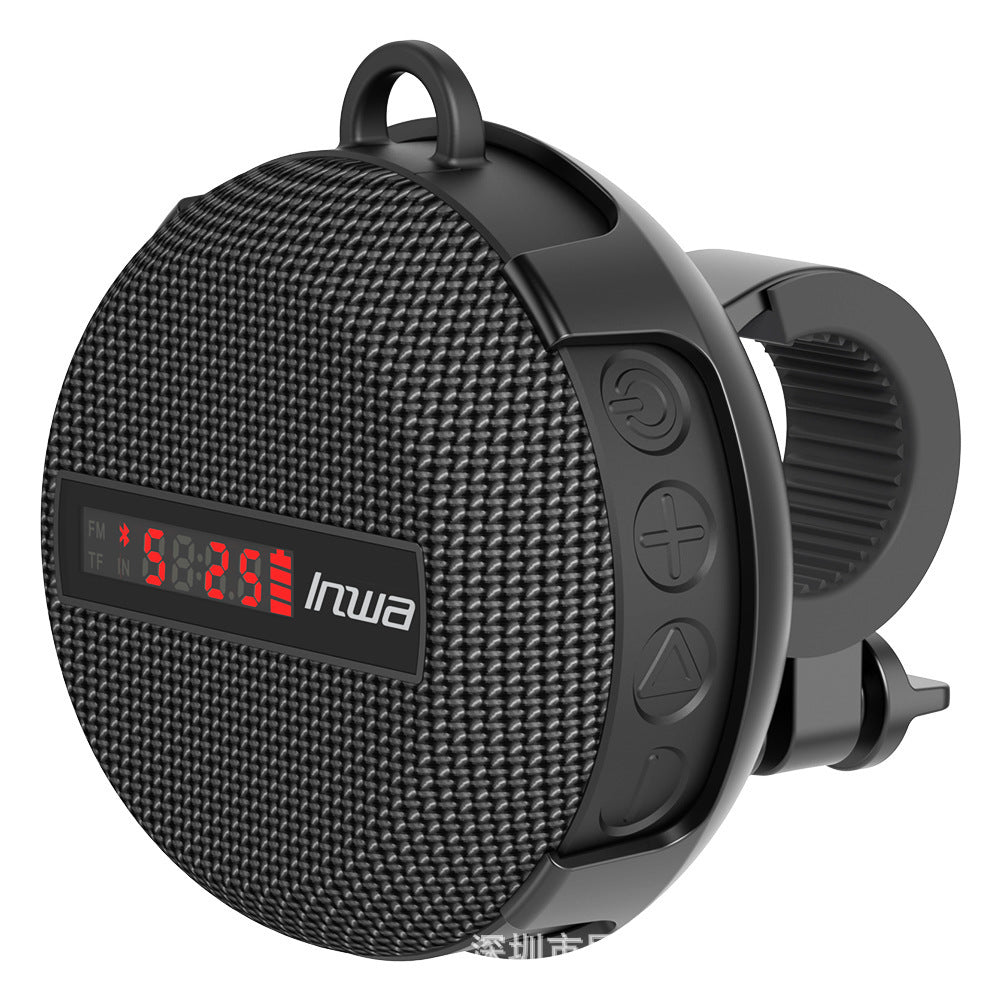 Smart LED Display Bluetooth Speaker – Portable Waterproof Wireless Cycling Speaker with Subwoofer, TF Card Support, Hands-Free Calling, and Dustproof Outdoor Design