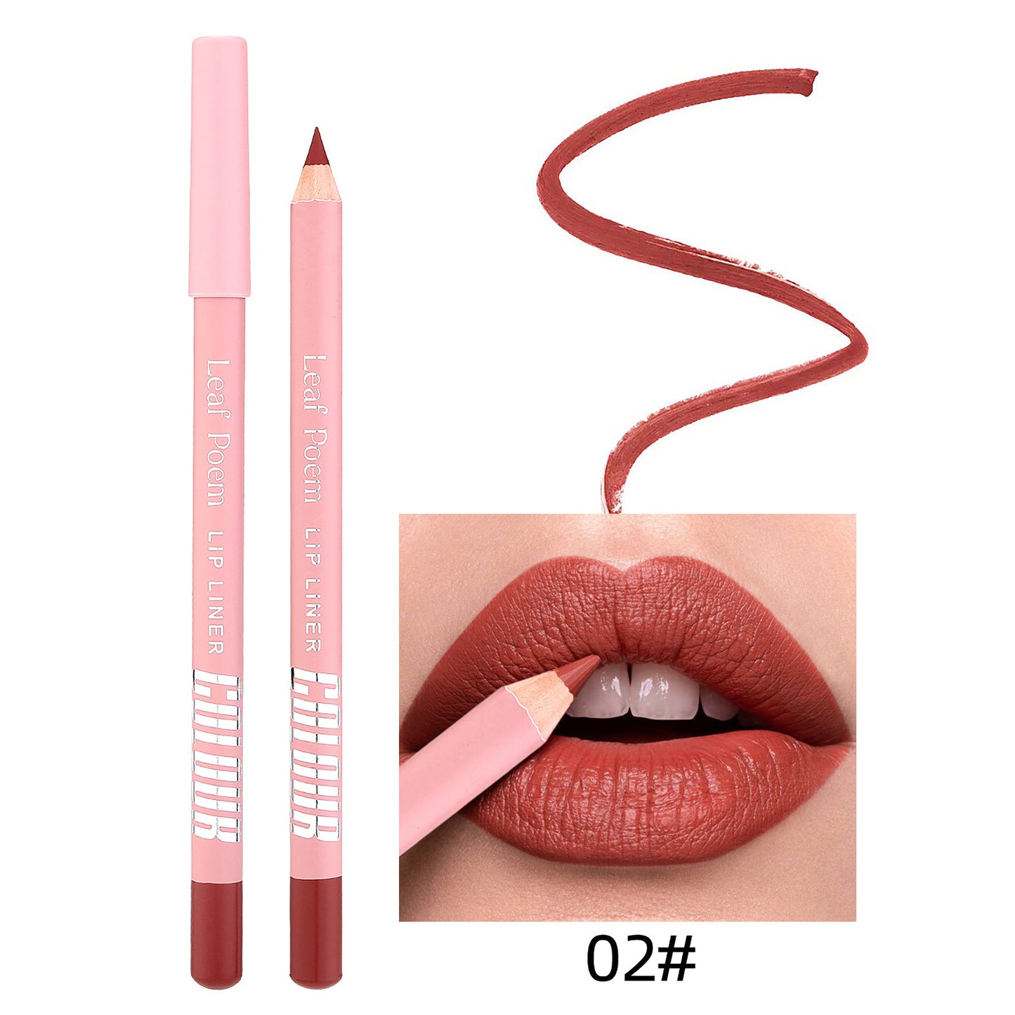 12-Color Matte Lipstick and Lip Liner