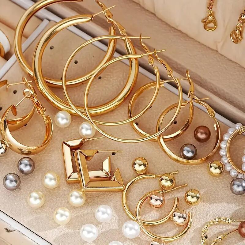 86-Piece Jewelry Set – Necklaces, Earrings & Rings for Daily Wear and Parties (No Box)