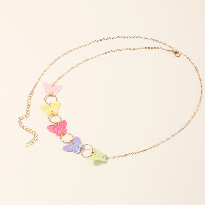 Sexy Sequin Butterfly Waist Chain – Fashion Body Jewelry Belt for Women