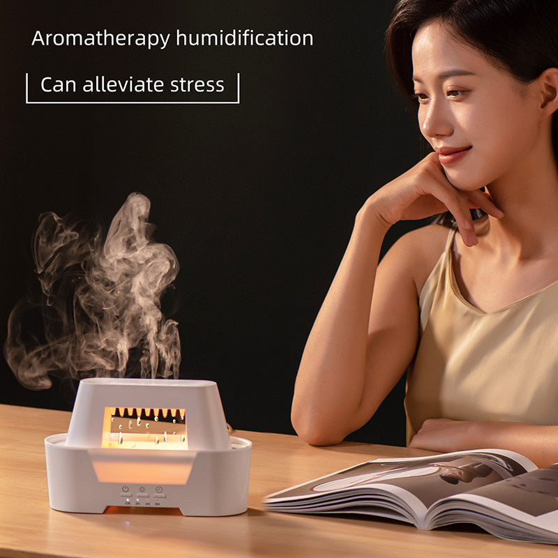Rain Drop Ultrasonic Humidifier – 300ml Cool Mist Aroma Diffuser with Remote Control for Home & Office