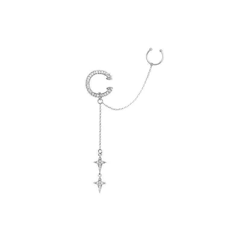 Women's Temperament Pearl Tassel Ear Clip – Elegant & Trendy Statement Jewelry