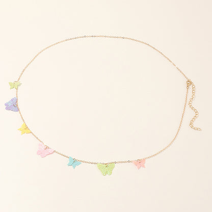 Sexy Sequin Butterfly Waist Chain – Fashion Body Jewelry Belt for Women