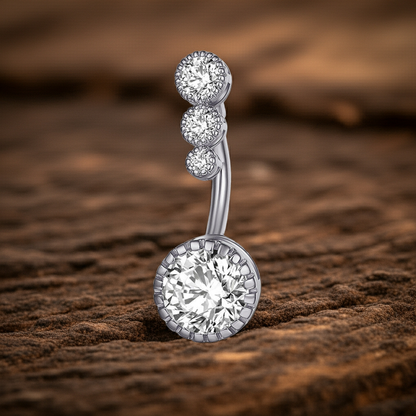 Sexy Simple Belly Button Ring – Minimalist Navel Piercing Jewelry