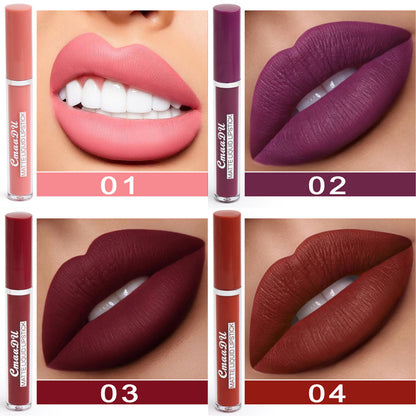 Waterproof Matte Lipstick for Women – Long-Lasting, Non-Stick Cup Formula