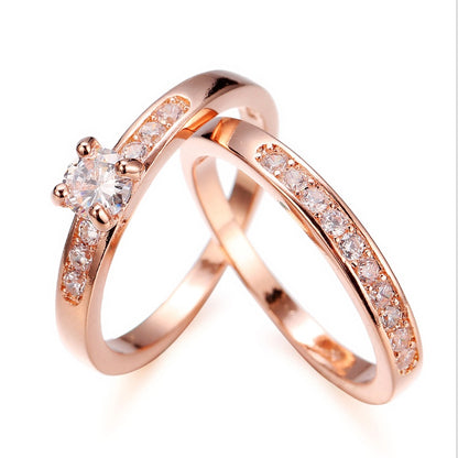 Elegant Rose Gold Diamond Ring – Timeless Luxury Jewelry