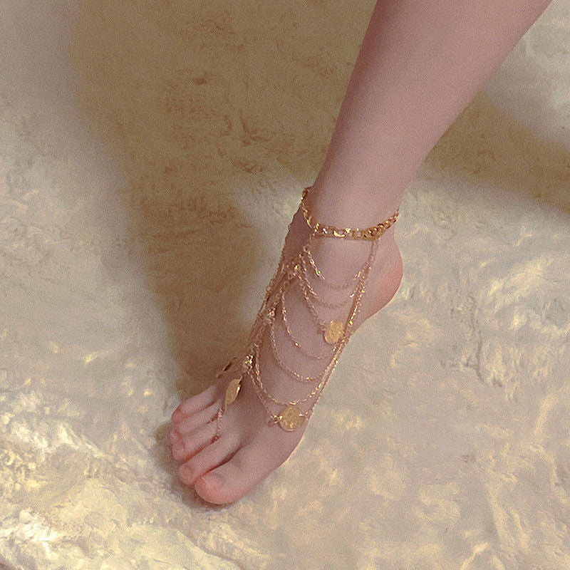 Vintage-Inspired Exotic Anklet – Elegant & Unique
