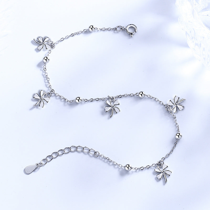 Women's Beaded Clover Anklet – Chic & Versatile Accessory
