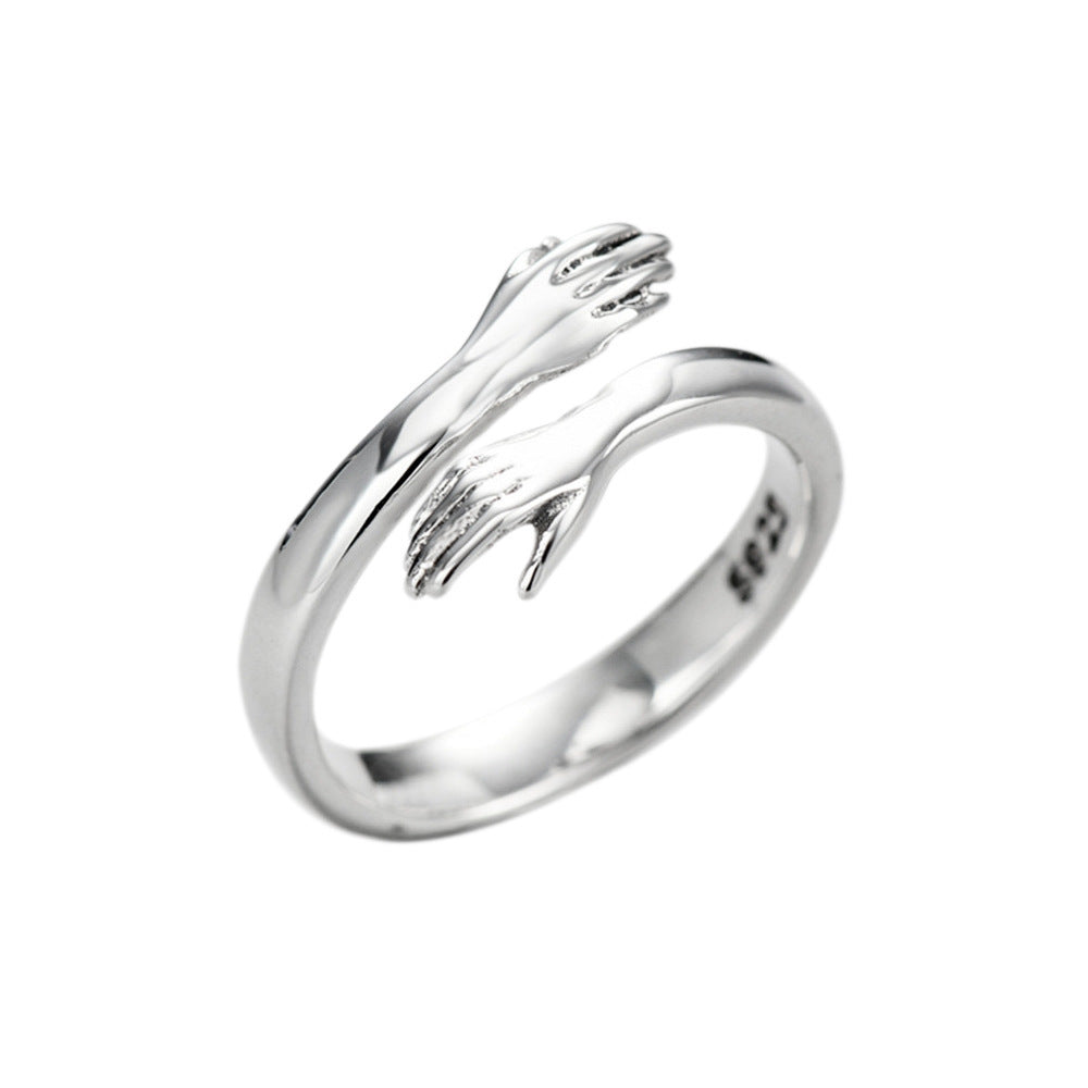 Adjustable Couple Ring – Open Band Love Ring for Lovers