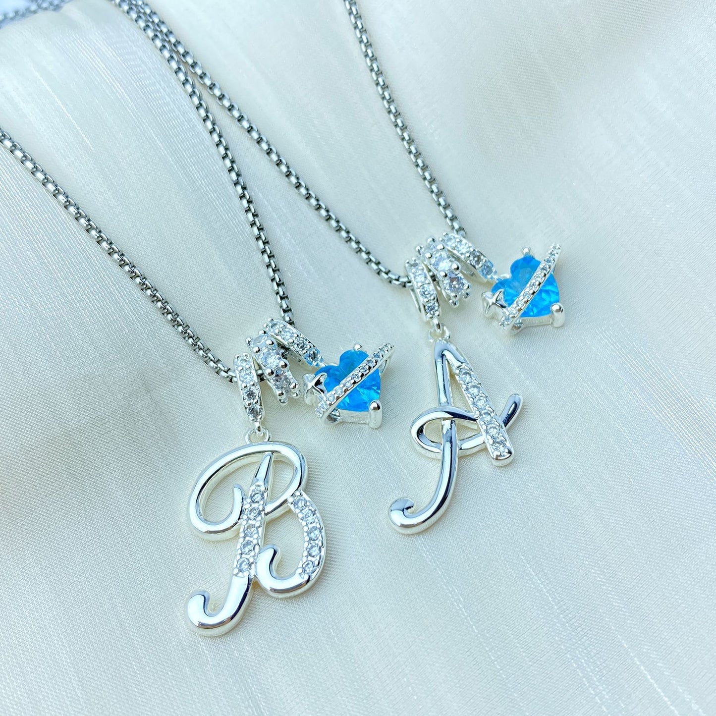 Copper Alphabet Necklace – Dopamine 26 English Letter Pendant, Personalized Jewelry