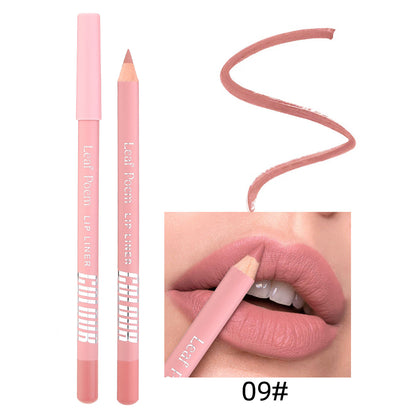 12-Color Matte Lipstick and Lip Liner