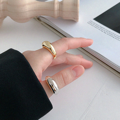 Trendy Crescent Moon Ring – Fashion Statement Jewelry