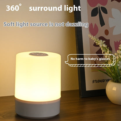 Touch Bedside Lamp – Dimmable 3-Color LED Night Light, USB Portable, Mini Table Lamp for Bedroom & Desk