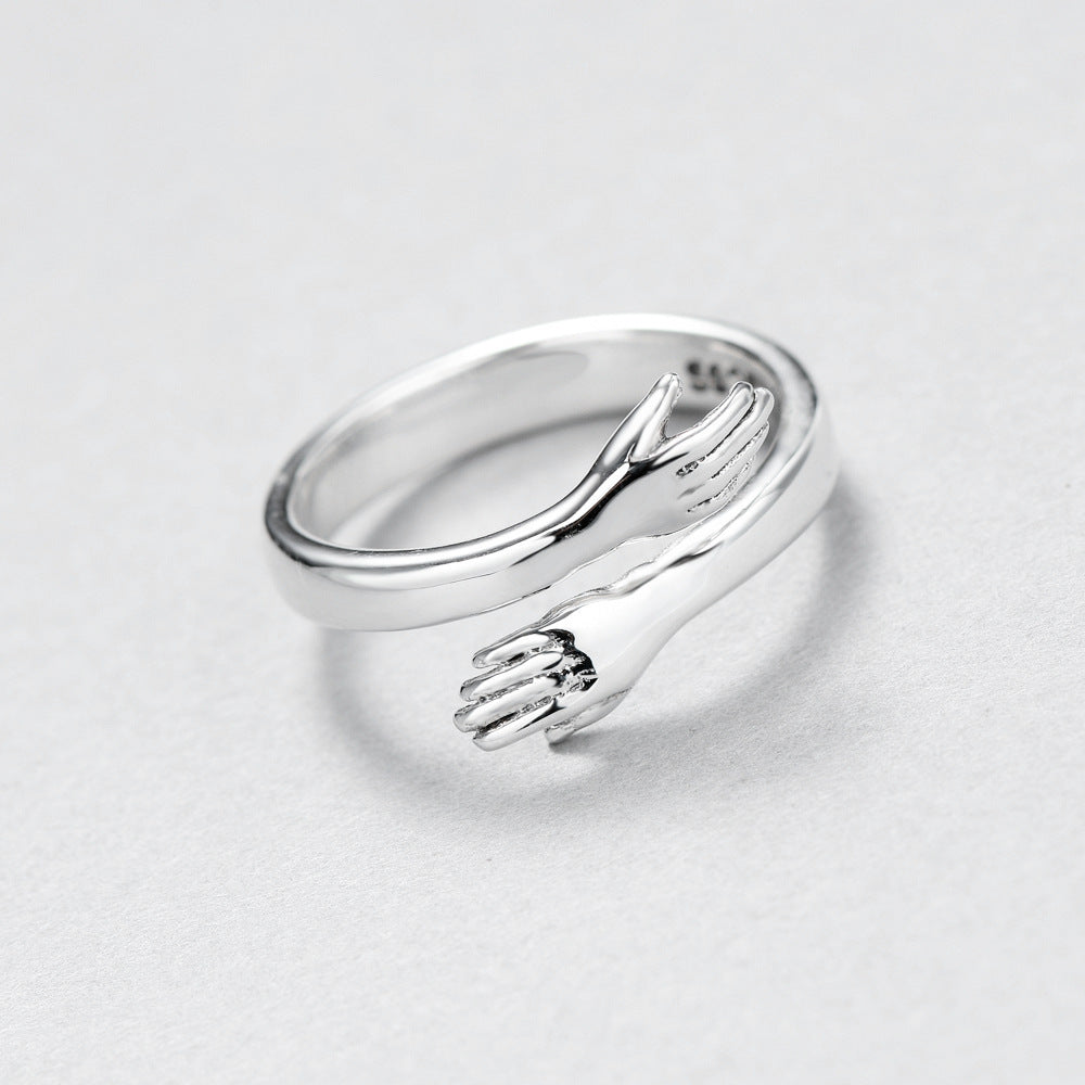 Adjustable Couple Ring – Open Band Love Ring for Lovers