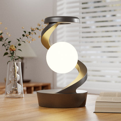 Rechargeable Desk Lamp with Hand-Wave Sensor & Wireless Phone Charging – LED Night Light for Bedroom, Desktop, Camping, and Outdoor Use