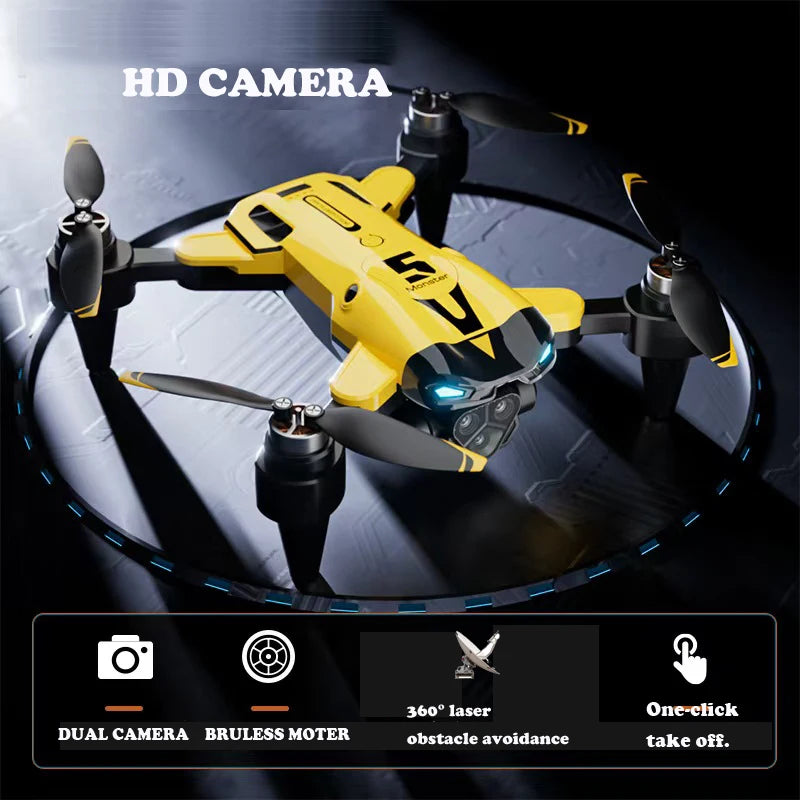 8K Dual Camera Drone with Optical Flow Positioning – Long Range UAV HD Aerial Photography Drone, App-Controlled Foldable Quadcopter for Adults & Beginners, Ideal for Indoor and Outdoor Flying