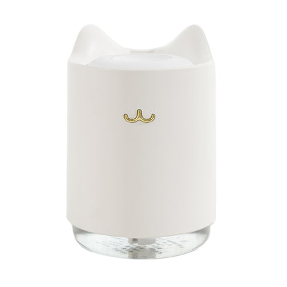 Mini USB Humidifier Night Light – Desktop Bedroom & Office Air Moisturizer, Quiet USB-Powered Column Design