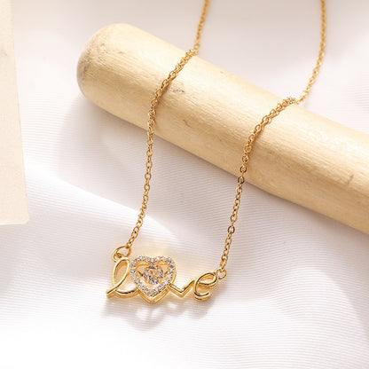 Smart Love Necklace for Women – Titanium Steel Clavicle Chain Valentine's Day Gift