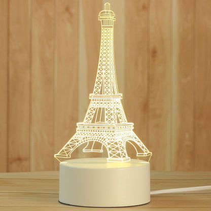 Creative Electronic LED Night Light – Bedroom & Bedside Decor