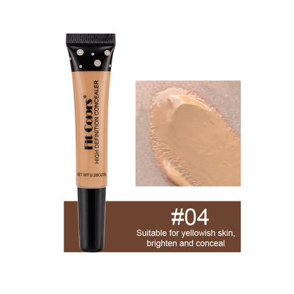 8-Color Liquid Concealer & Foundation – Dark Circle, Spot & Scar Coverage