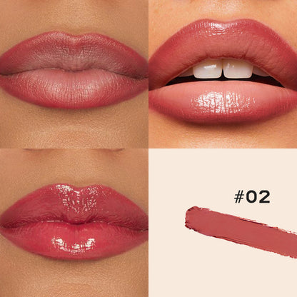 2-in-1 Matte Lip Liner and Transparent Moisturizing Lip Gloss Duo