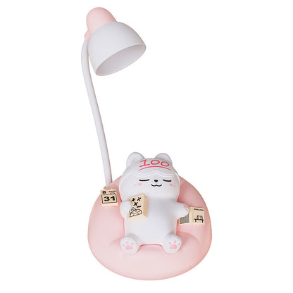 Rechargeable Cat Night Light – Cute Cartoon LED Table Lamp, USB Charging, Soft Glow for Bedroom & Holiday Gift