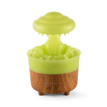 Rain Cloud Humidifier with Raindrop Sound & 7-Color LED - Essential Oil Diffuser & Night Light for Relaxation & Sleep