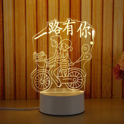 Creative Electronic LED Night Light – Bedroom & Bedside Decor