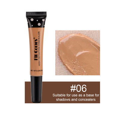8-Color Liquid Concealer & Foundation – Dark Circle, Spot & Scar Coverage