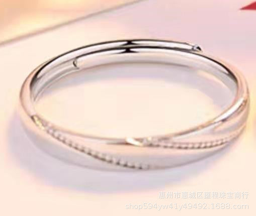 Sterling Silver Couple Rings – Matching Wedding Bands for Her & Him