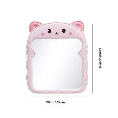 Foldable Portable Vanity Mirror – High-Definition Desktop & Wall-Mount Makeup Mirror for Student Dorms & Home Use