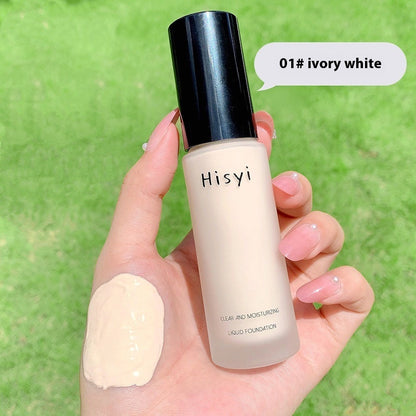 Flawless Coverage Liquid Foundation – Lightweight, Waterproof, Brightening Concealer