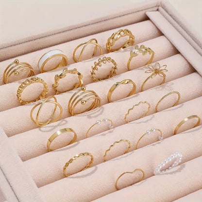 86-Piece Jewelry Set – Necklaces, Earrings & Rings for Daily Wear and Parties (No Box)