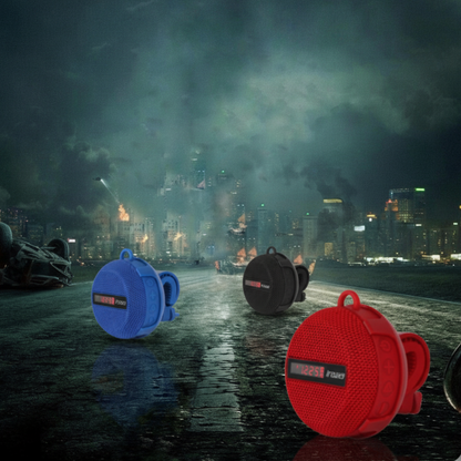 Smart LED Display Bluetooth Speaker – Portable Waterproof Wireless Cycling Speaker with Subwoofer, TF Card Support, Hands-Free Calling, and Dustproof Outdoor Design