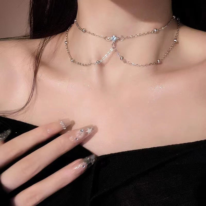 "Sexy Body Chain for Women – Bold Metal Chest Jewelry for Festival & Clubwear"