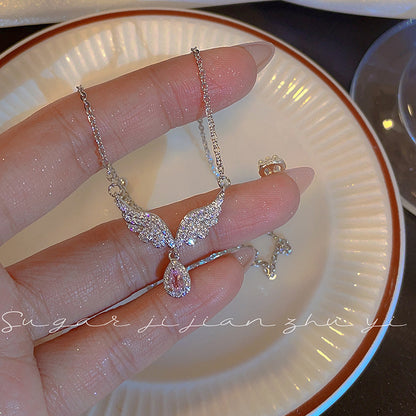 S925 Sterling Silver Fishtail Pendant Necklace for Women – Minimalist Design
