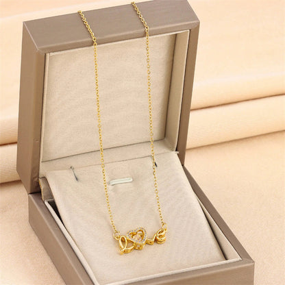 Smart Love Necklace for Women – Titanium Steel Clavicle Chain Valentine's Day Gift