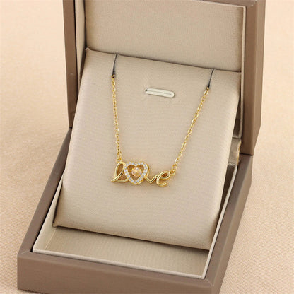 Smart Love Necklace for Women – Titanium Steel Clavicle Chain Valentine's Day Gift