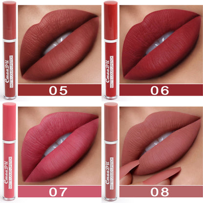 Waterproof Matte Lipstick for Women – Long-Lasting, Non-Stick Cup Formula