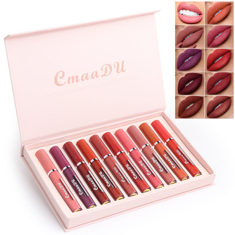 Waterproof Matte Lipstick for Women – Long-Lasting, Non-Stick Cup Formula