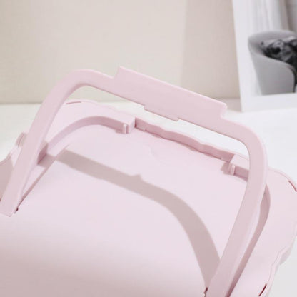 Foldable Portable Vanity Mirror – High-Definition Desktop & Wall-Mount Makeup Mirror for Student Dorms & Home Use