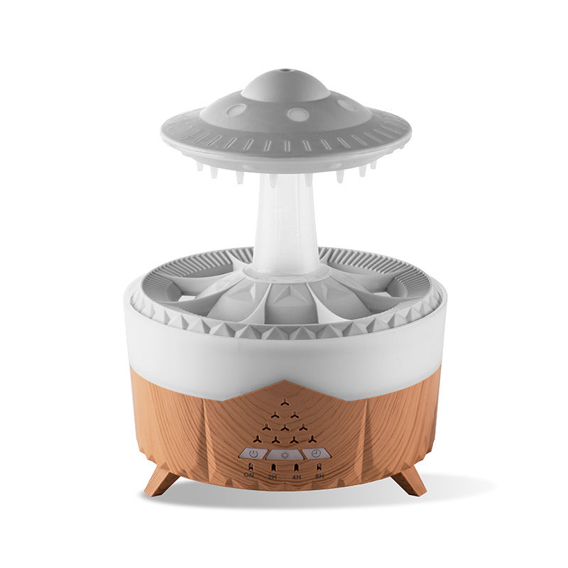 UFO Raindrop Humidifier – USB Cool Mist Aromatherapy Diffuser for Home, Office & Bedroom
