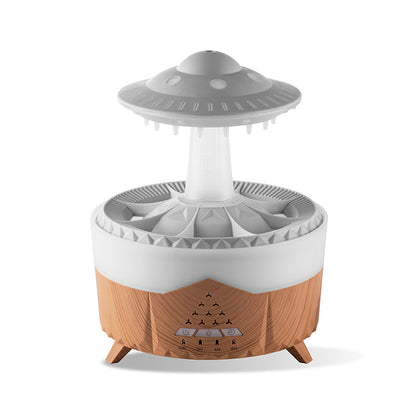 UFO Raindrop Humidifier – USB Cool Mist Aromatherapy Diffuser for Home, Office & Bedroom